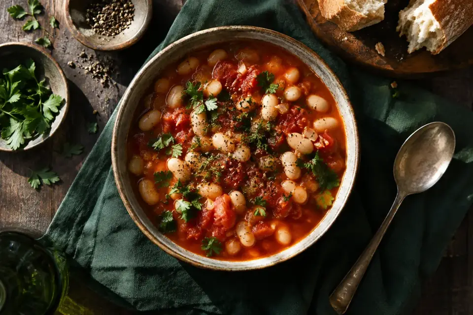 Tomato and white beans